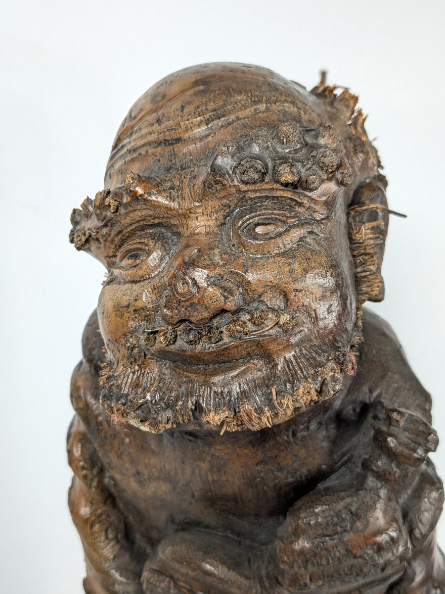 Bamboo Figure, China Circa 1900-photo-7