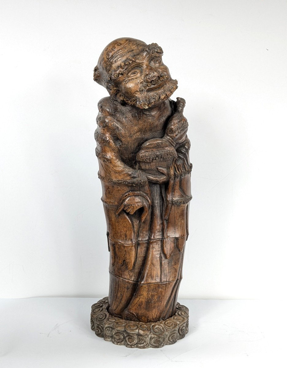 Bamboo Figure, China Circa 1900