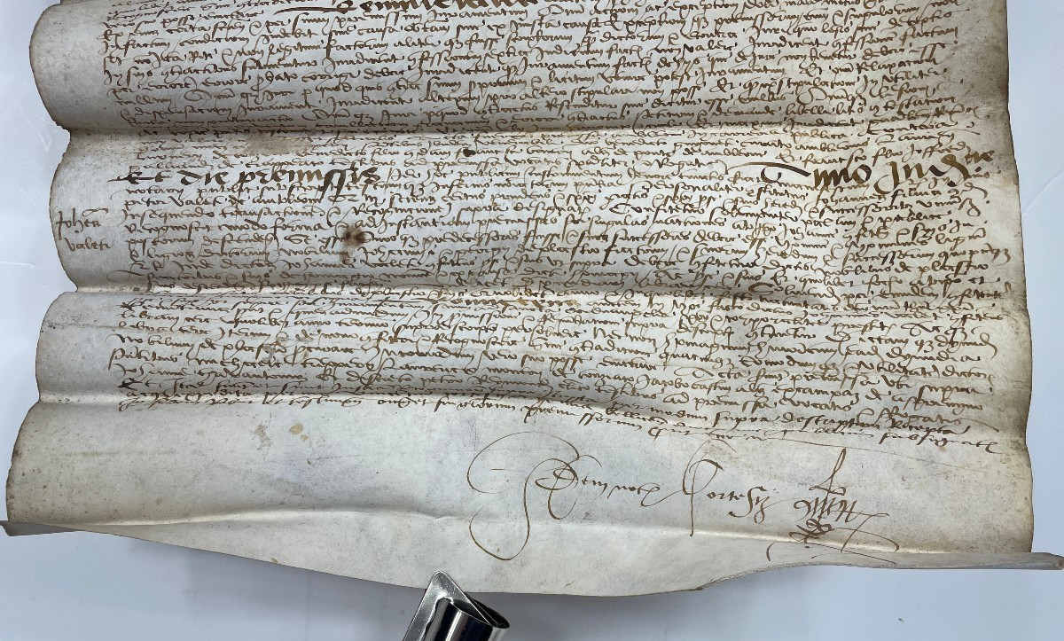 1506 - Debt Between A Merchant And A Lord Of The Castle - Ambléon / Conzieu - Ain - Parchment-photo-2