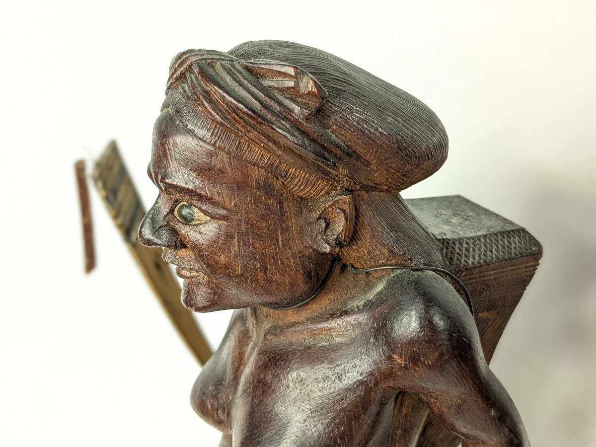 Two Karen Figures. Burma Circa 1900-photo-6