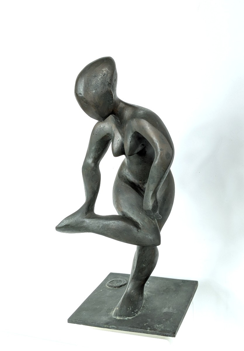 Nu en bronze abstrait circa 1960/70 #712-photo-2