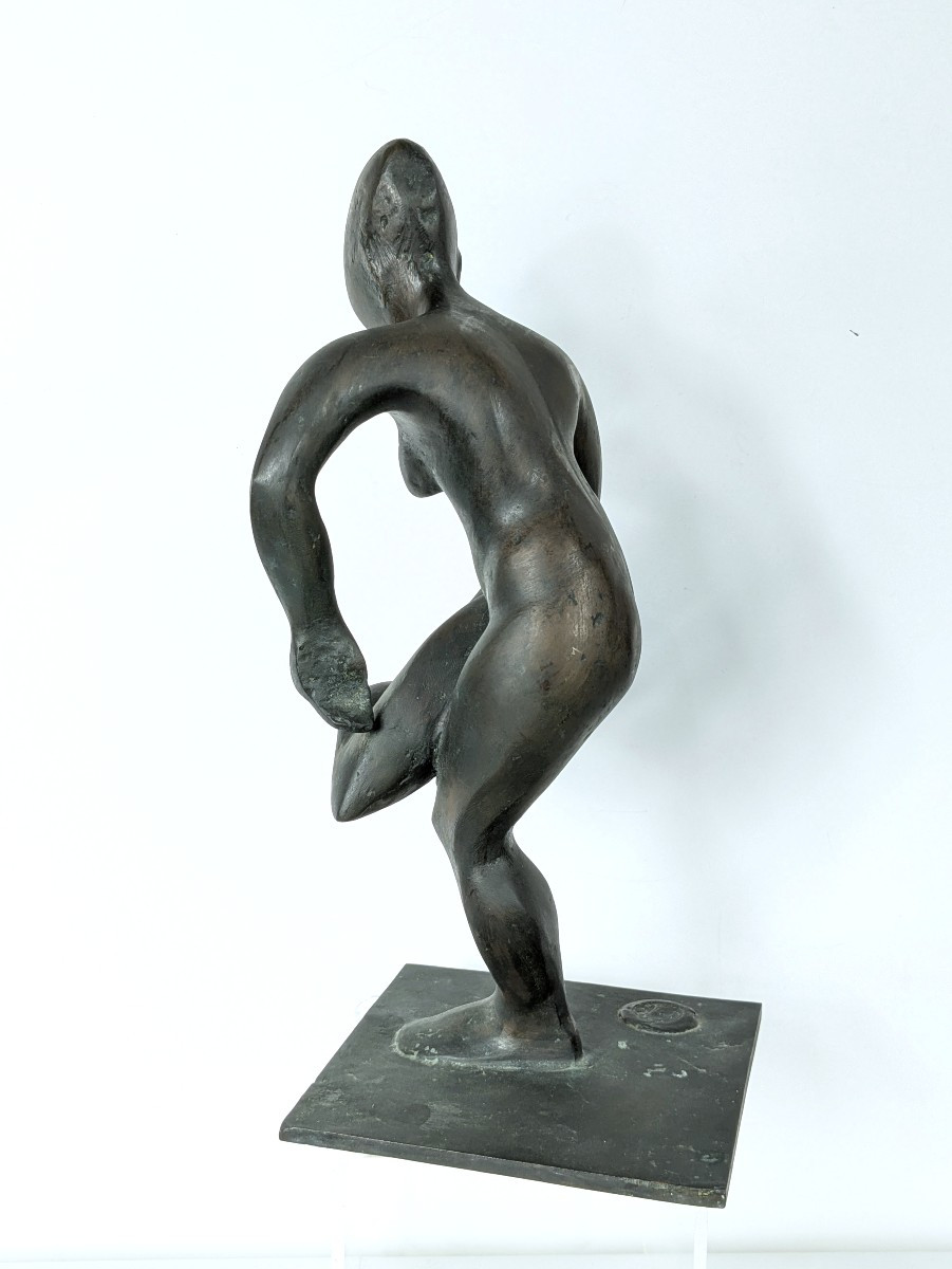 Nu en bronze abstrait circa 1960/70 #712-photo-2
