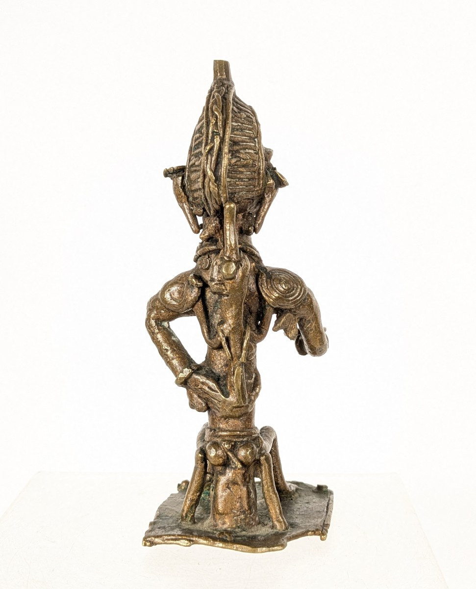 Figurine bronze Ogoni / Ogboni Nigéria --photo-1