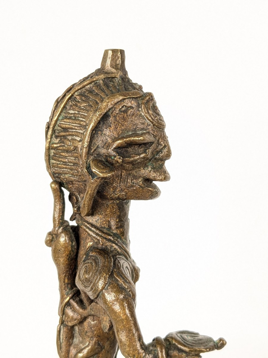 Figurine bronze Ogoni / Ogboni Nigéria --photo-4