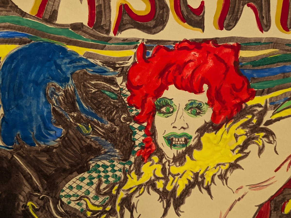 Projet d'affiche pour un bal vampire - Allemagne 1970 -photo-4