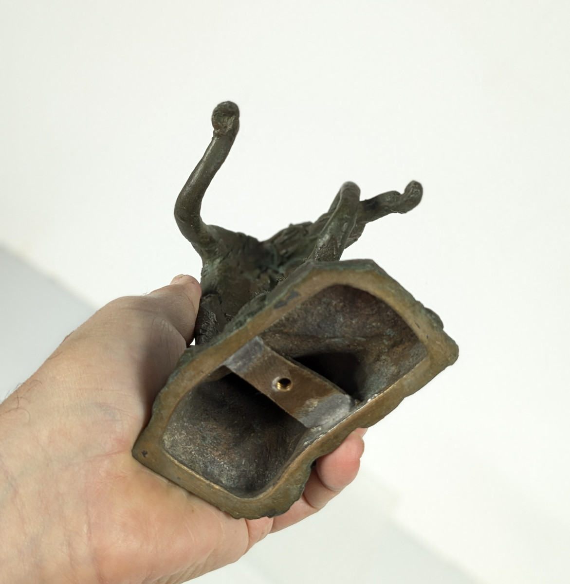 La violoniste - petit bronze circa 1960 - #509-photo-6