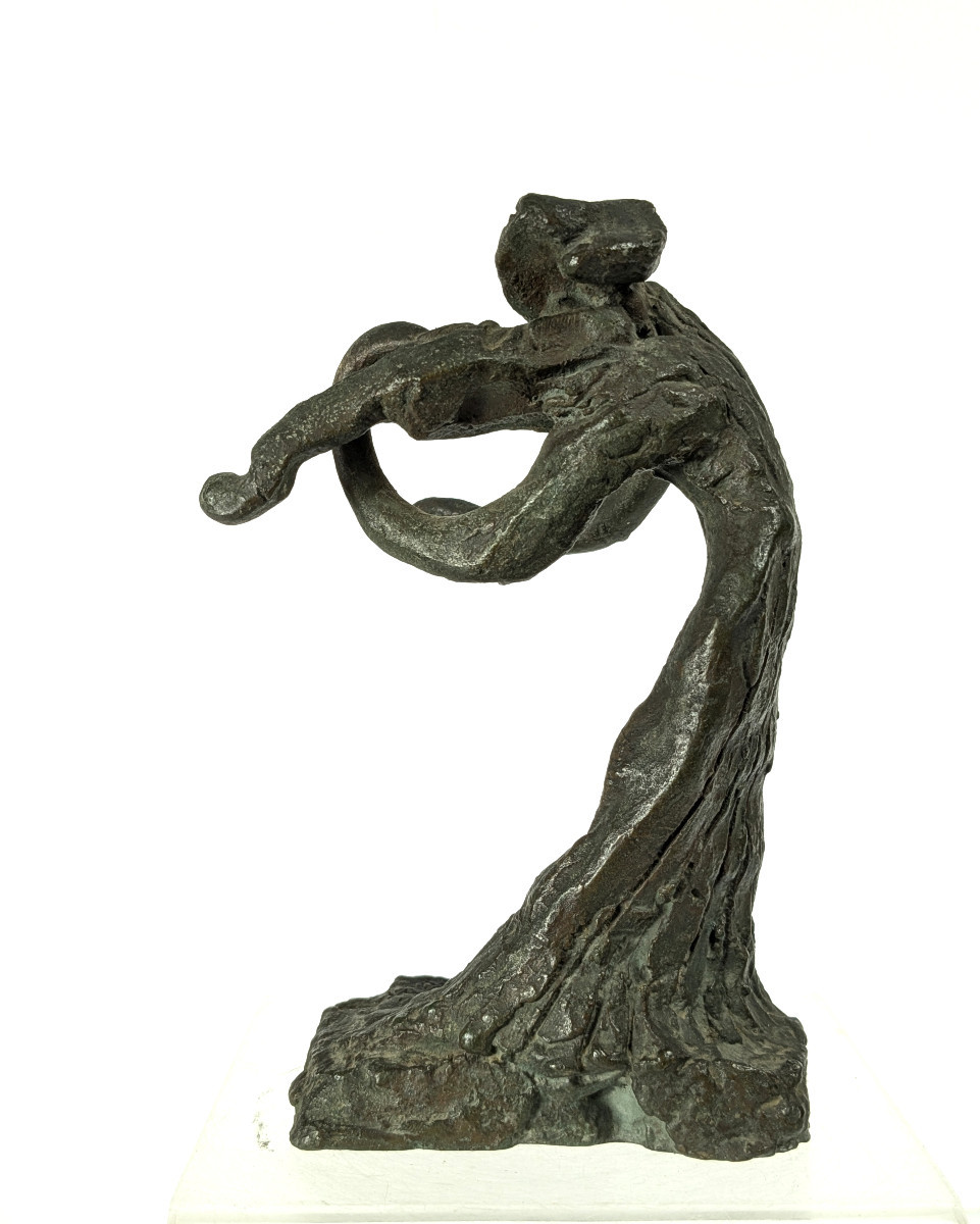 La violoniste - petit bronze circa 1960 - #509