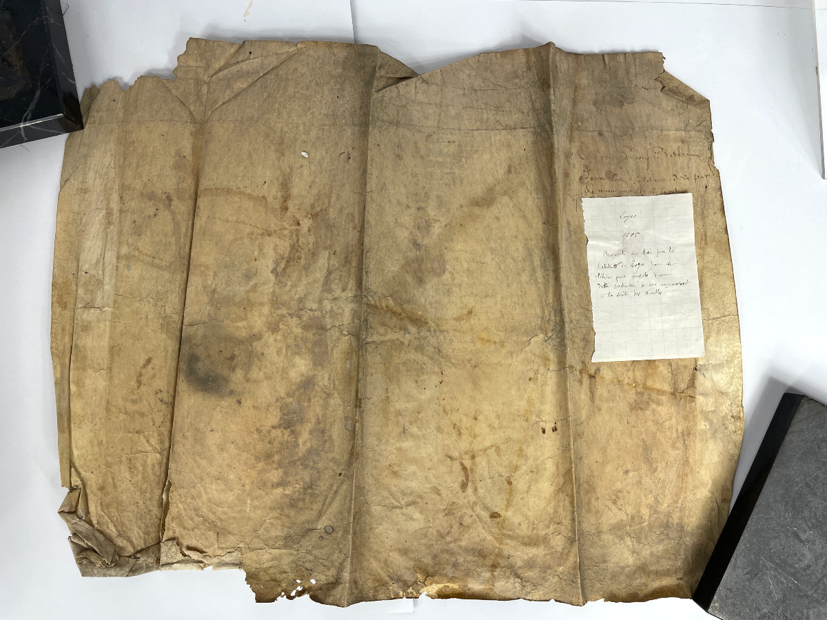 1675 - Bresse - Order Of The King's Council - Exemption From War Tax - Parchment-photo-2