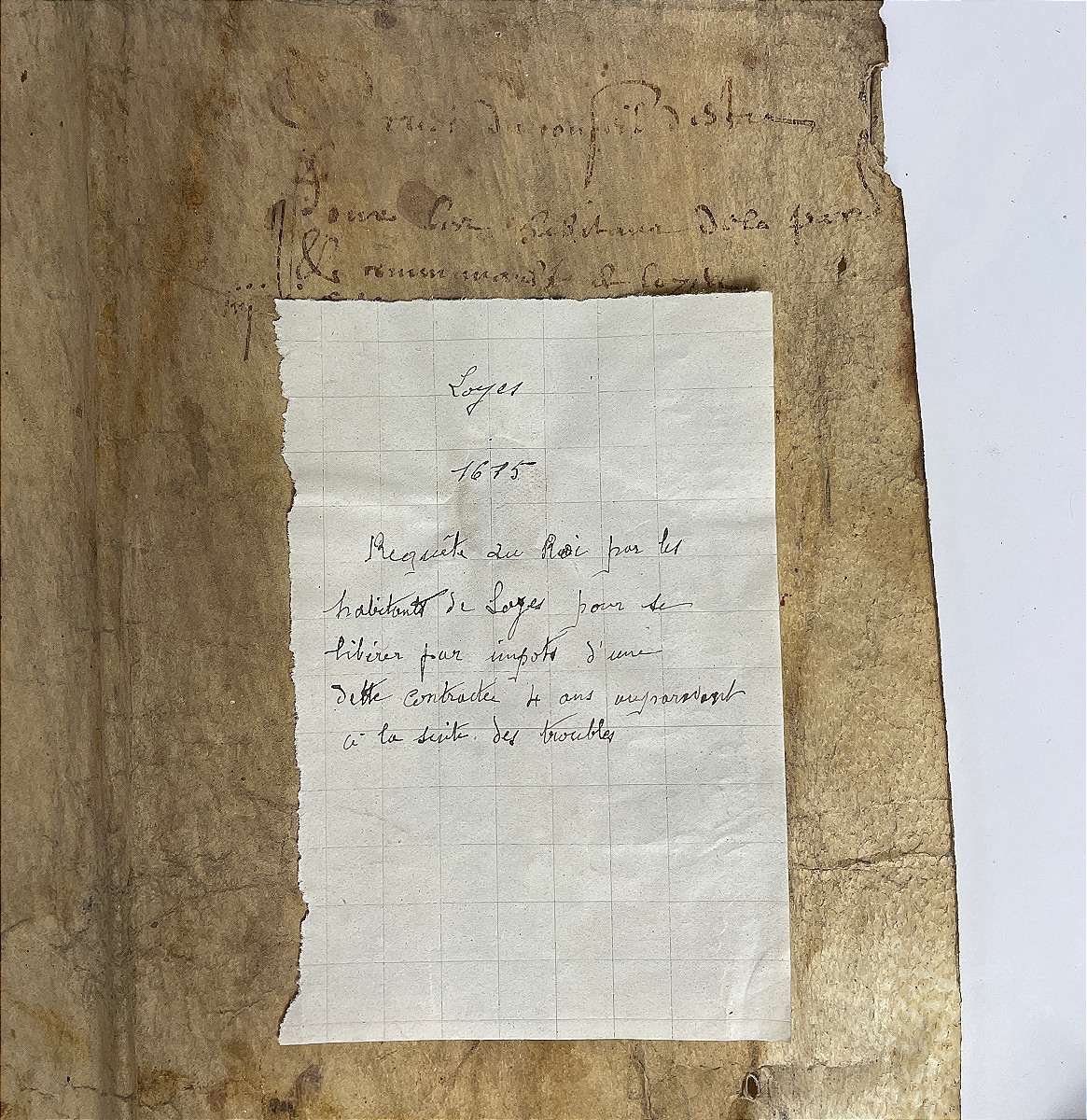 1675 - Bresse - Order Of The King's Council - Exemption From War Tax - Parchment-photo-3