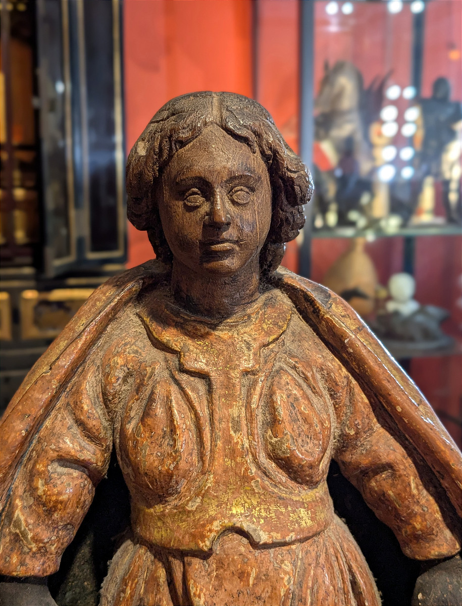 Virgin Of Mercy - Virgin With A Cloak - 17th Century -photo-2
