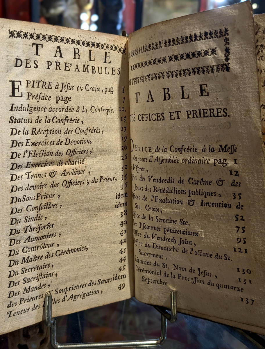 Lons-le-saunier - Statutes Of The Confraternity Of The Cross 1756 - Penitents - -photo-4