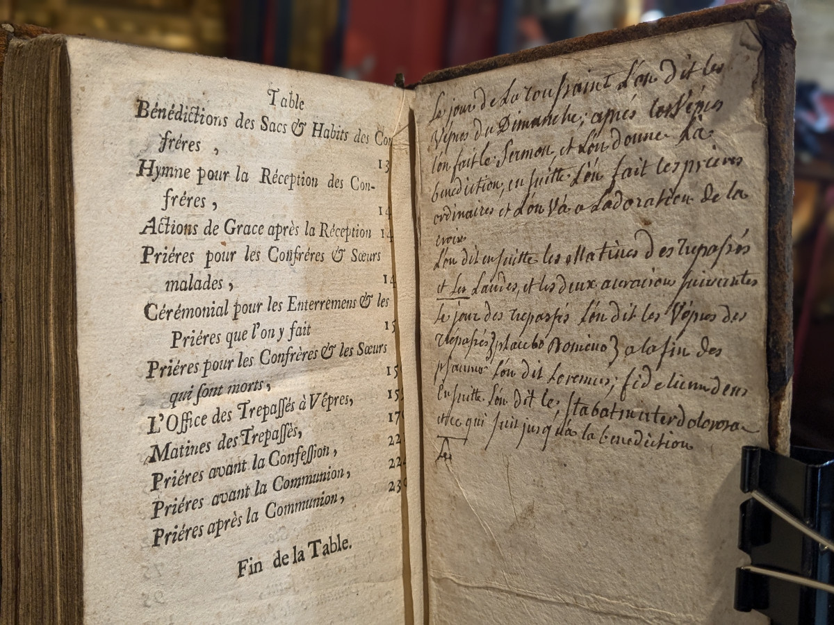 Lons-le-saunier - Statutes Of The Confraternity Of The Cross 1756 - Penitents - -photo-4