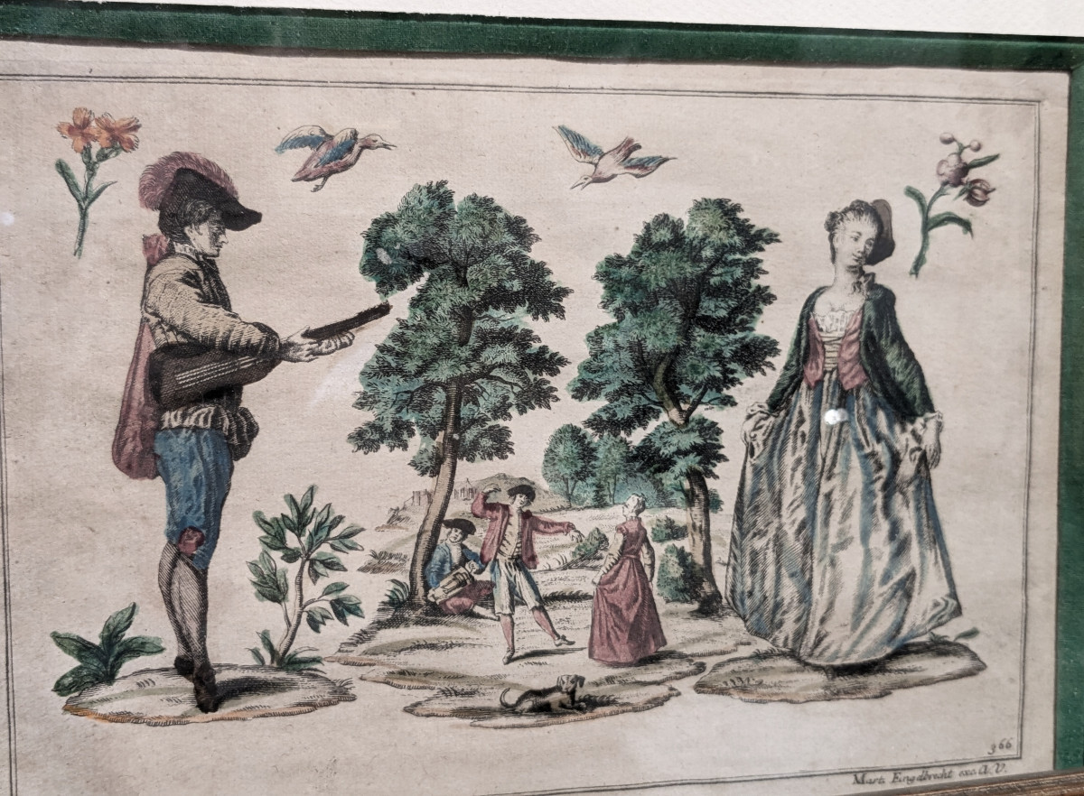 Martin Engelbrecht - Costumes d’Europe - Trachtenbilder 1730–1750 - quatre cadres-photo-3