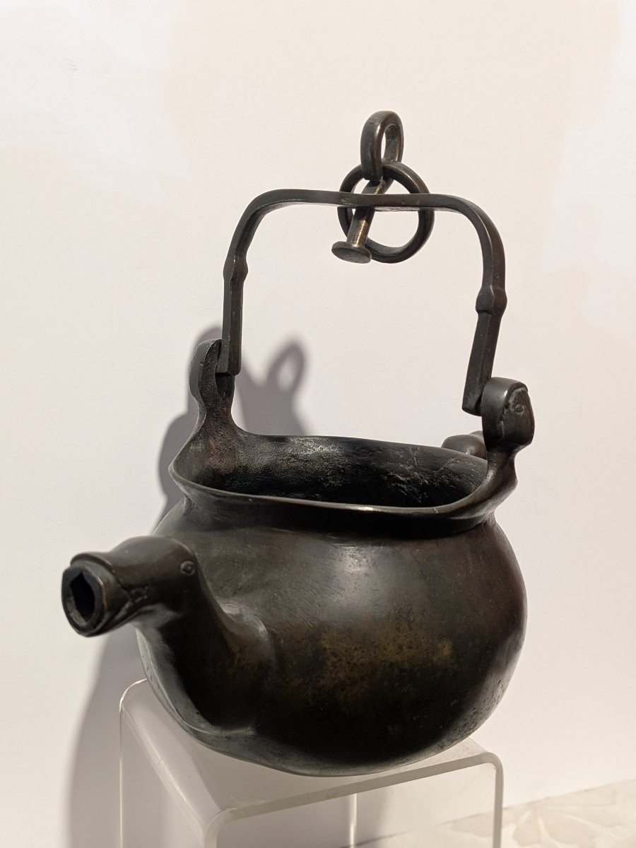 Verseuse en bronze, dans le style du XIIIe siècle - vers 1900-photo-2