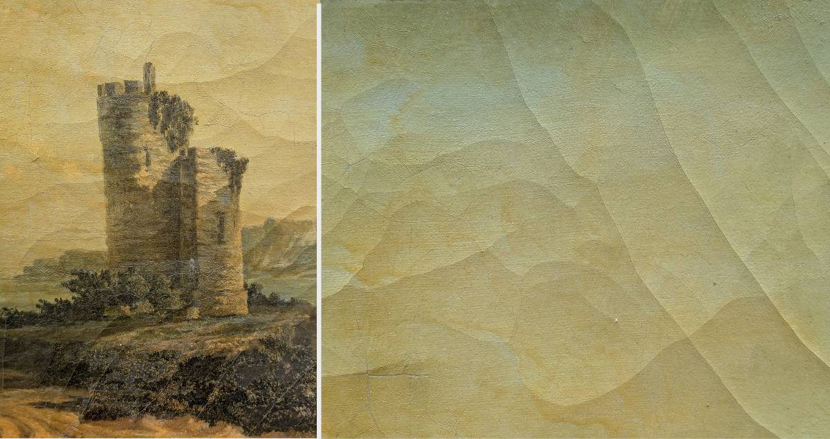 View Of The Two Lighthouses Of Le Touquet La Canche - Oil Painting From The 1850s-60s-photo-7