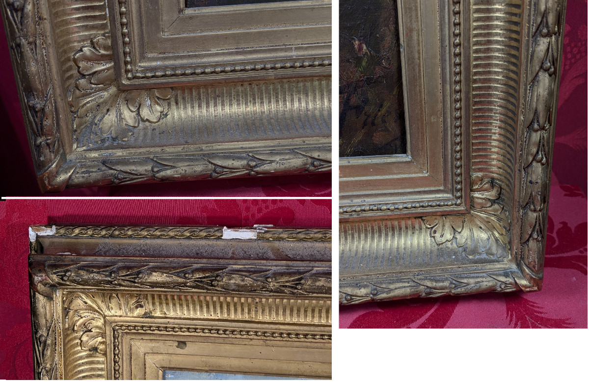 Large Landscape Circa 1880 - Signed E Friesz (?)-photo-6