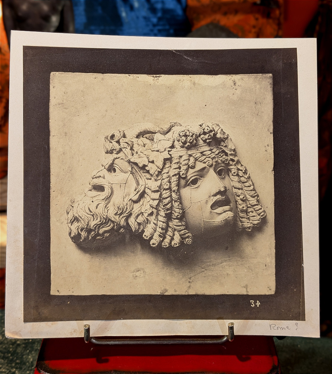 Tragédie - Comédie - photographie XIXeme