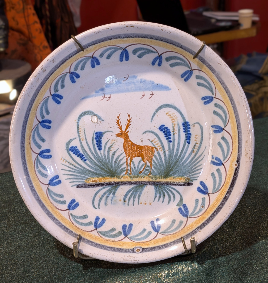 Assiette au cerf - début XIXe siècle