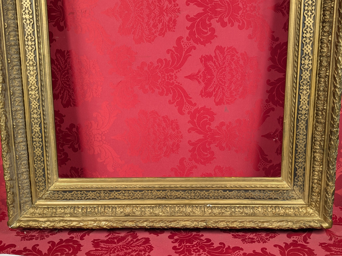 Grand cadre seconde moitiè du XIXe - style Louis XVI-photo-2
