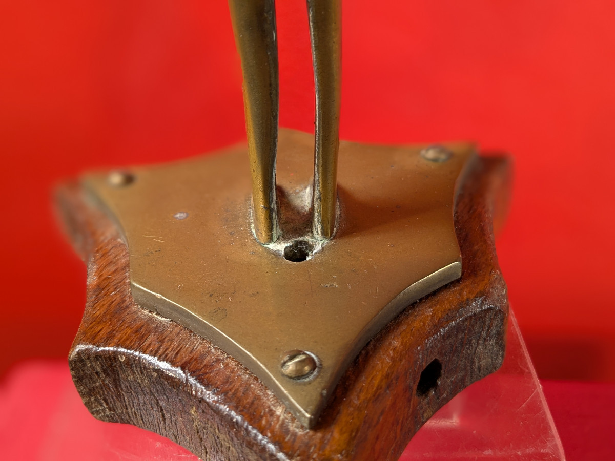 Neo-gothic Candlestick - 19th Century-photo-3