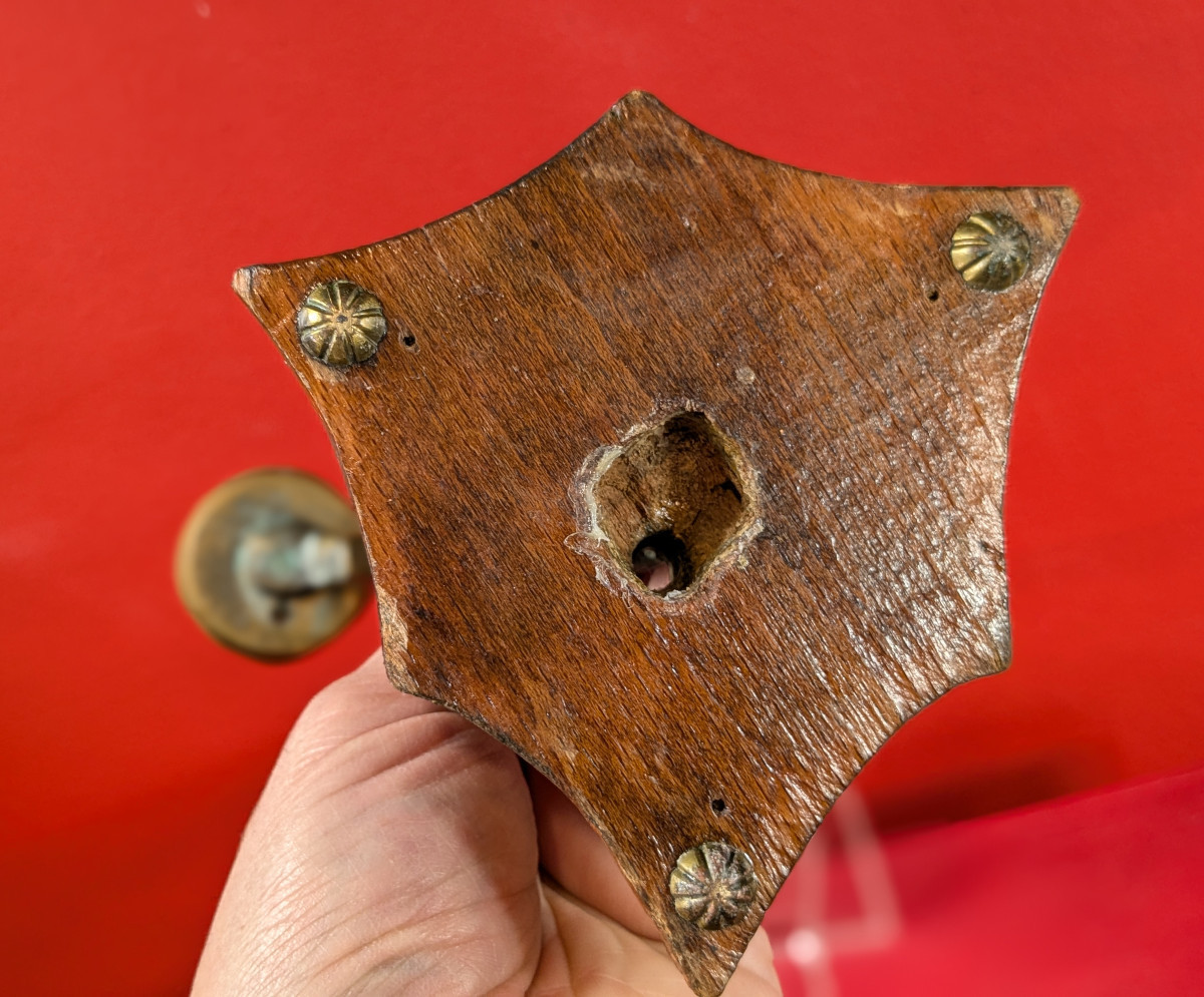 Neo-gothic Candlestick - 19th Century-photo-6