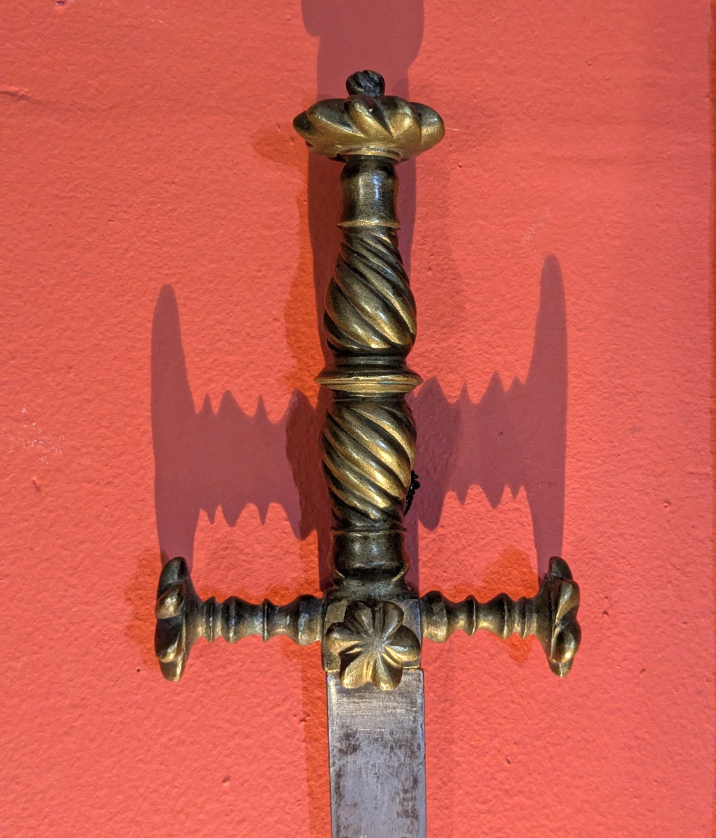 Dague à poignée torsadée, style Renaissance XVIe siècle - circa 1850 -photo-4