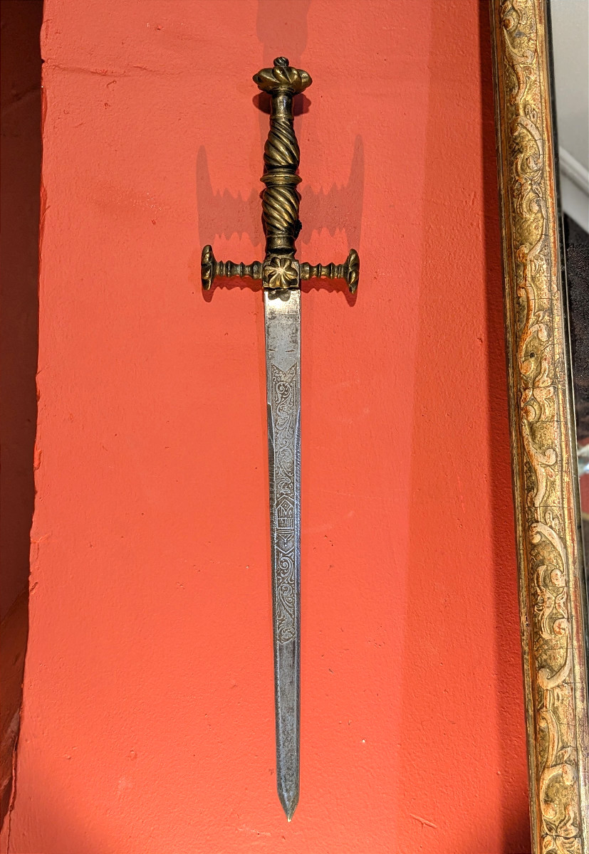 Dague à poignée torsadée, style Renaissance XVIe siècle - circa 1850 