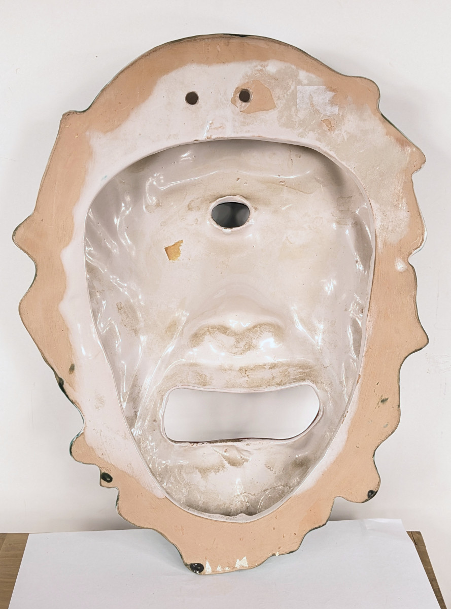 Masque applique de Cyclope -  Polyphème - céramique circa 1950 - 70 -photo-8