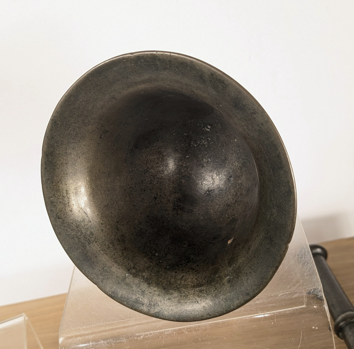 Small Mortar And Pestle - Bronze, 17th-18th Century -photo-1