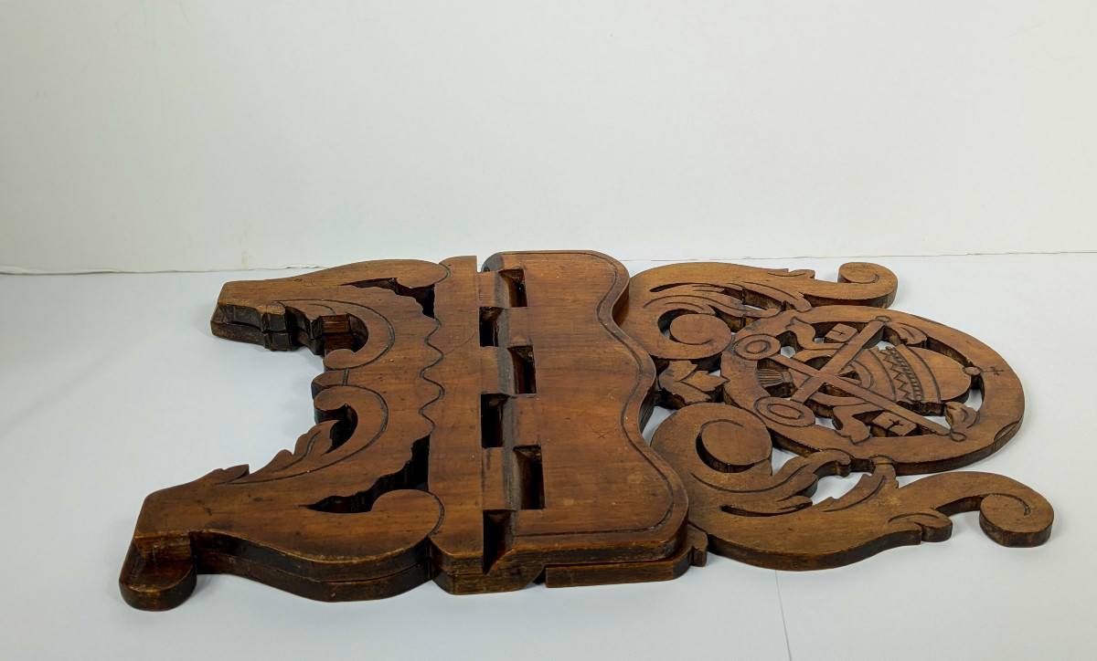 Lectern Decorated With A Papal Tiara And The Keys Of Saint Peter - Second Half Of The 19th Century-photo-3