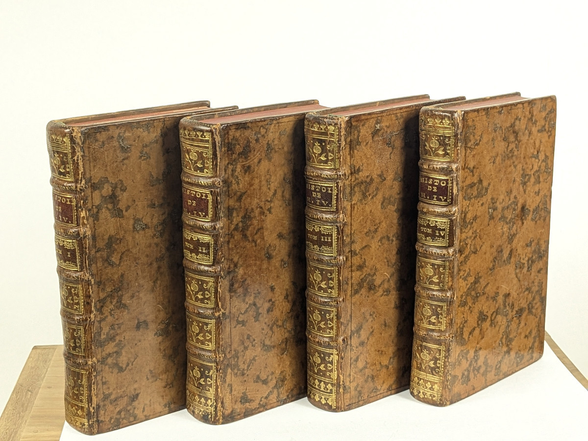 History Of The Life Of Henry IV - 1766 - By De Bury - 4 Volumes-photo-5