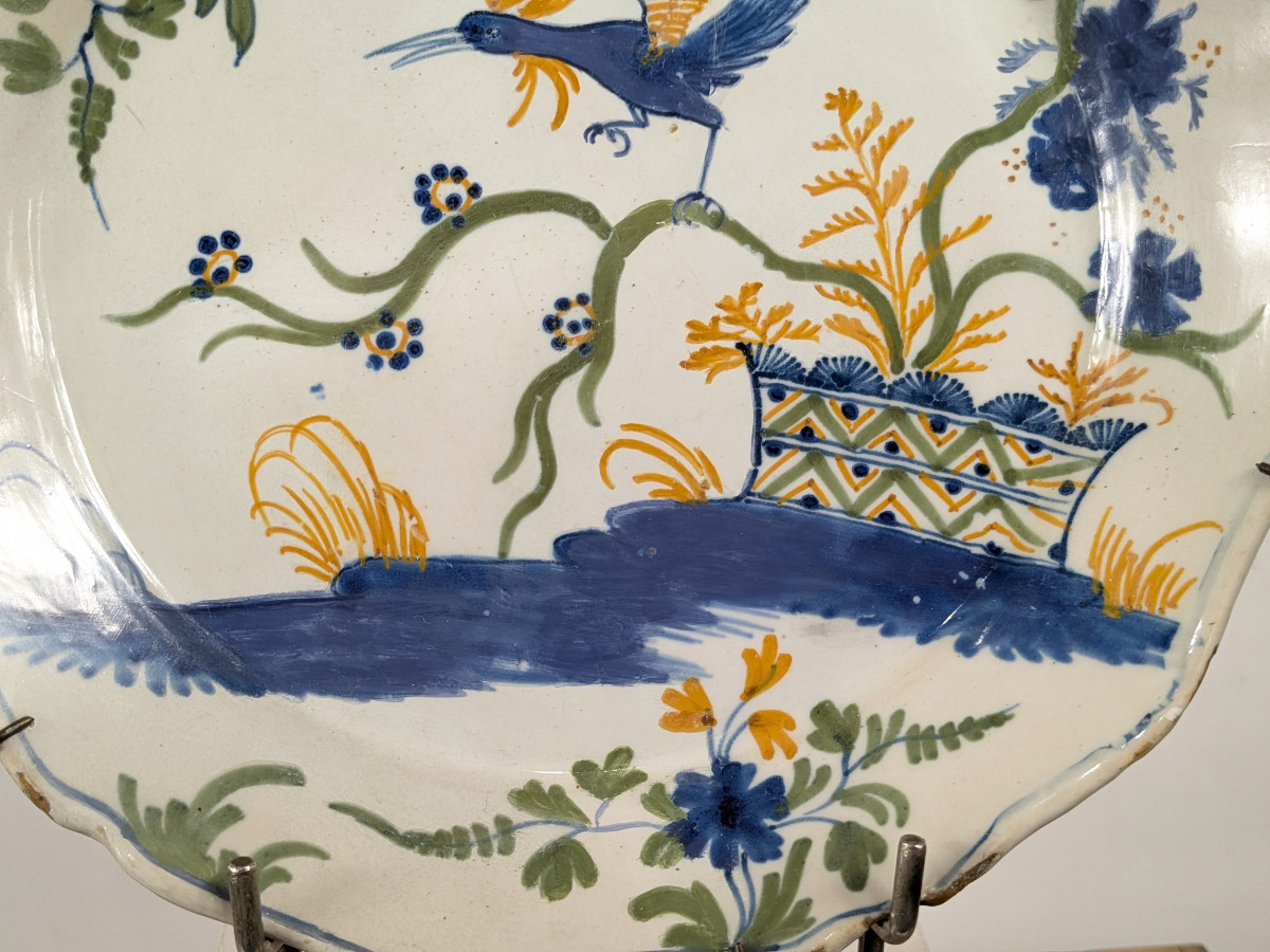 Assiette décor chinois - XVIIIe siècle - La Rochelle -photo-4