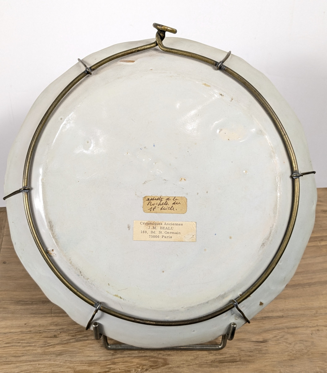 Assiette décor chinois - XVIIIe siècle - La Rochelle -photo-4