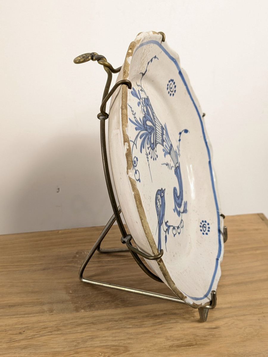 Assiette au moineau - XVIIIe siècle-photo-4