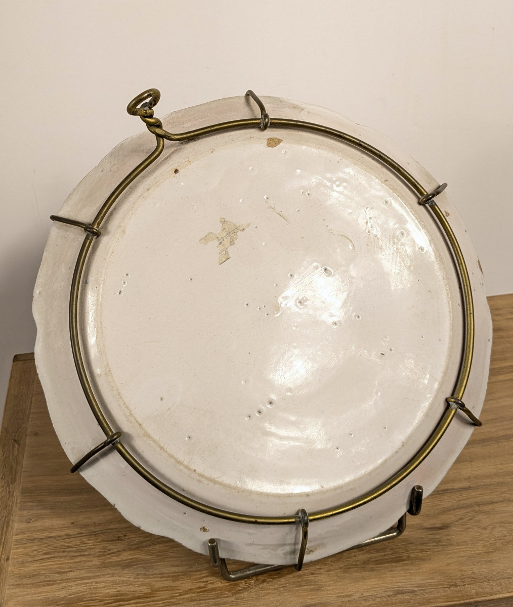 Assiette au moineau - XVIIIe siècle-photo-1