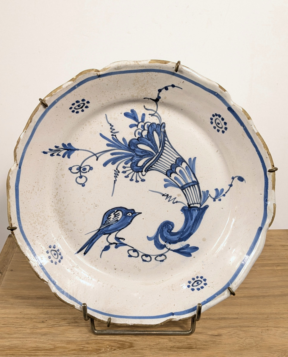 Assiette au moineau - XVIIIe siècle