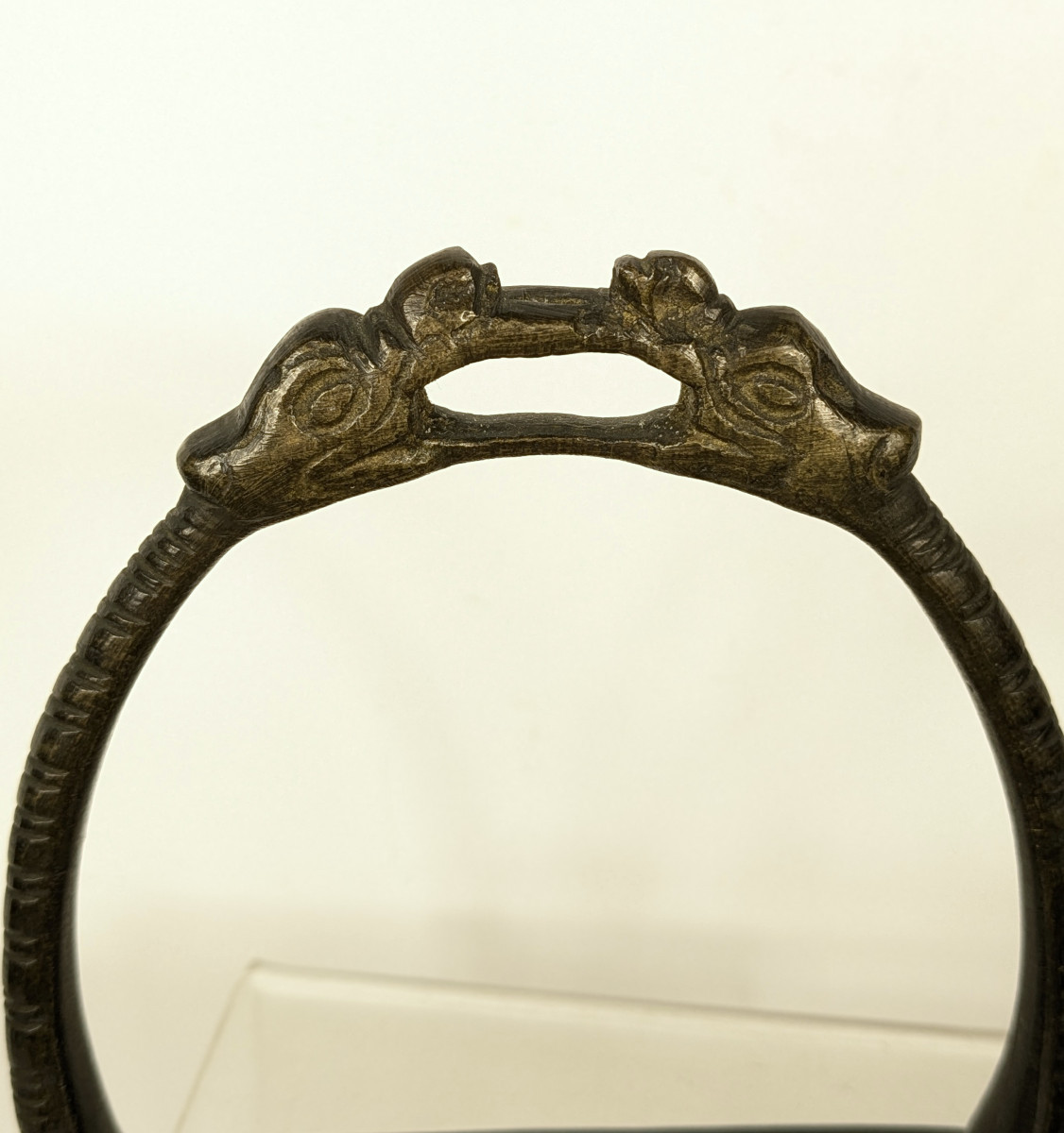Chinese Stirrup - Bronze, 19th Century Or Earlier-photo-2