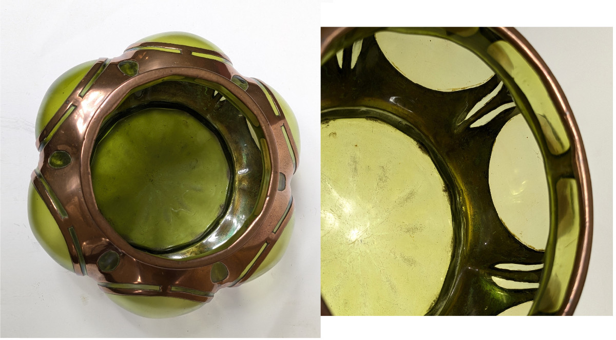 Vase Art Nouveau dans l'esprit de Loetz (?) circa 1900-photo-4