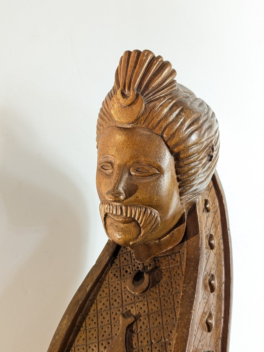 Hurdy-gurdy Head With Turkish Motif - Workshop Model -photo-4