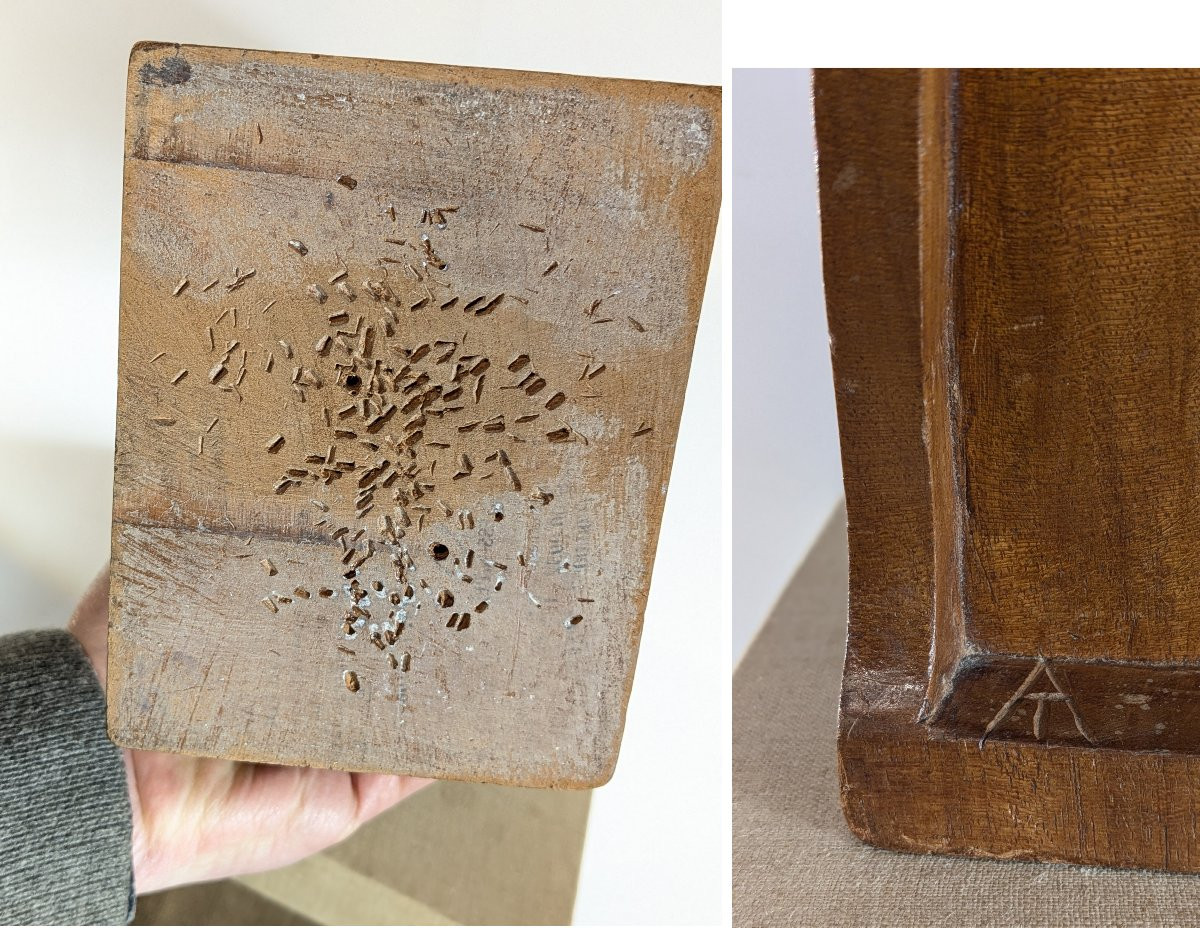 Hurdy-gurdy Head With Turkish Motif - Workshop Model -photo-8