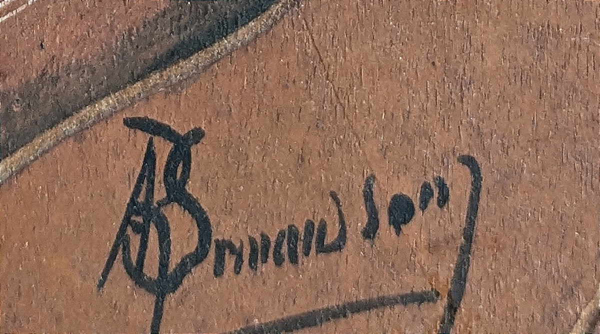 Plateau au danseur - Madagascar travail colonial - 1930-50 - 52cm-photo-4