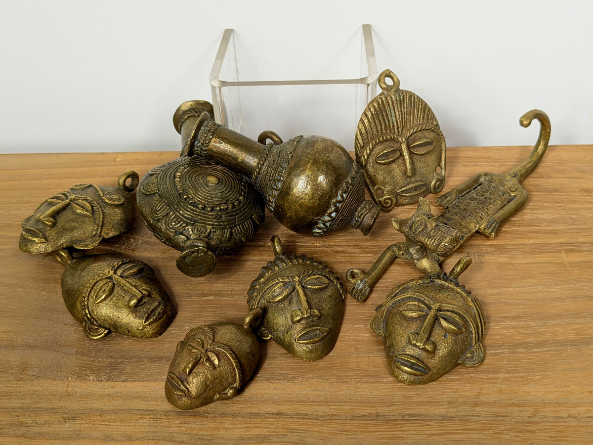 Set Of Ivory Coast Figurines