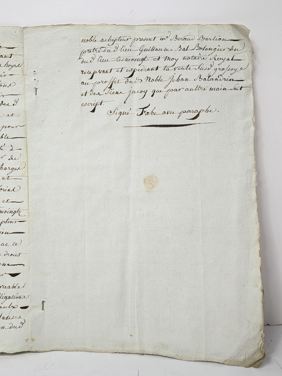 Noble Jean Ballandrin, (Ain)  Préfet de l'annone à Rome  - achat de moulins 1552 - -photo-4