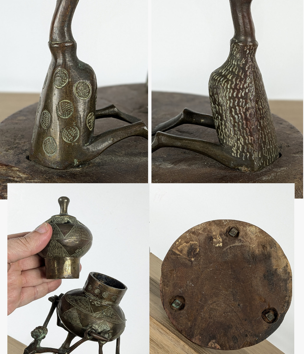 Perfume Burner Benin Dahomey - Ato Ceremony - Colonial Work, Early 20th Century-photo-6