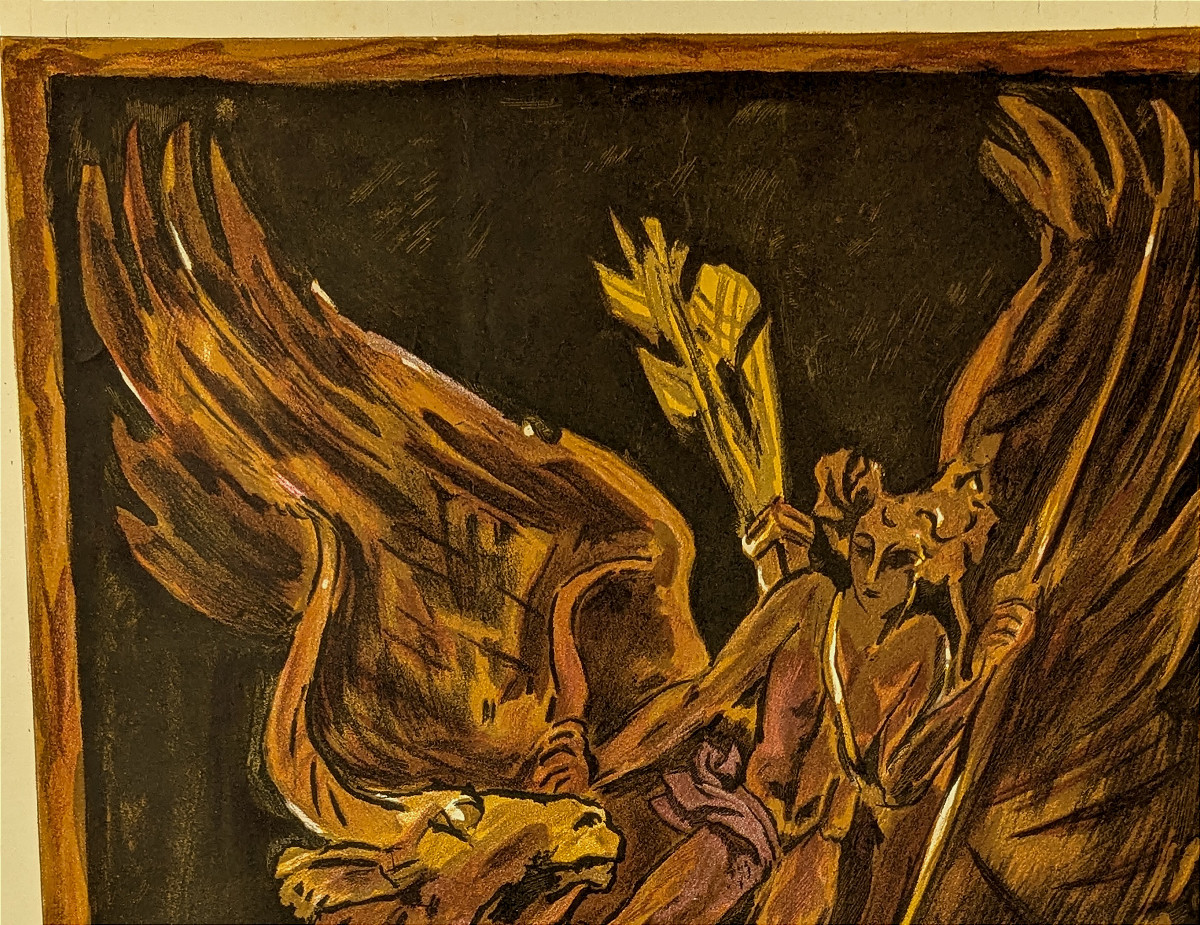 Antoine Bourdelle  - Affiche pour l' Exposition Internationale des Arts Décoratifs 1925-photo-4