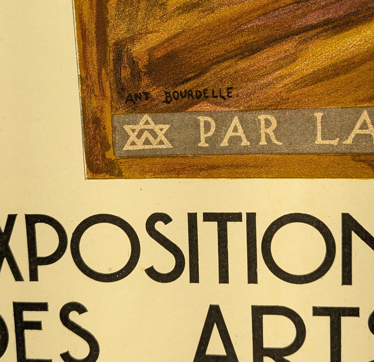 Antoine Bourdelle  - Affiche pour l' Exposition Internationale des Arts Décoratifs 1925-photo-1