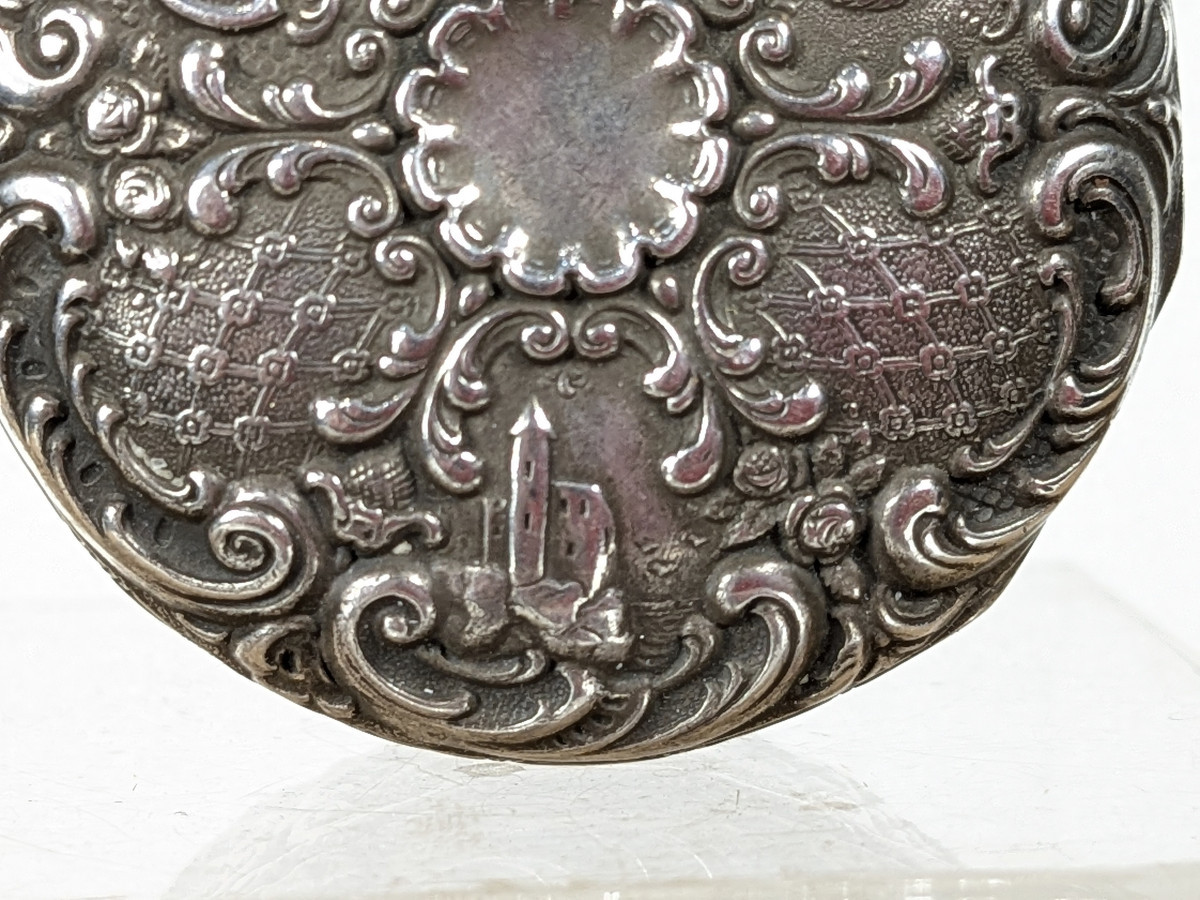 Miniature Tureen - Silver - Foreign Work. Circa 1880-1900-photo-1