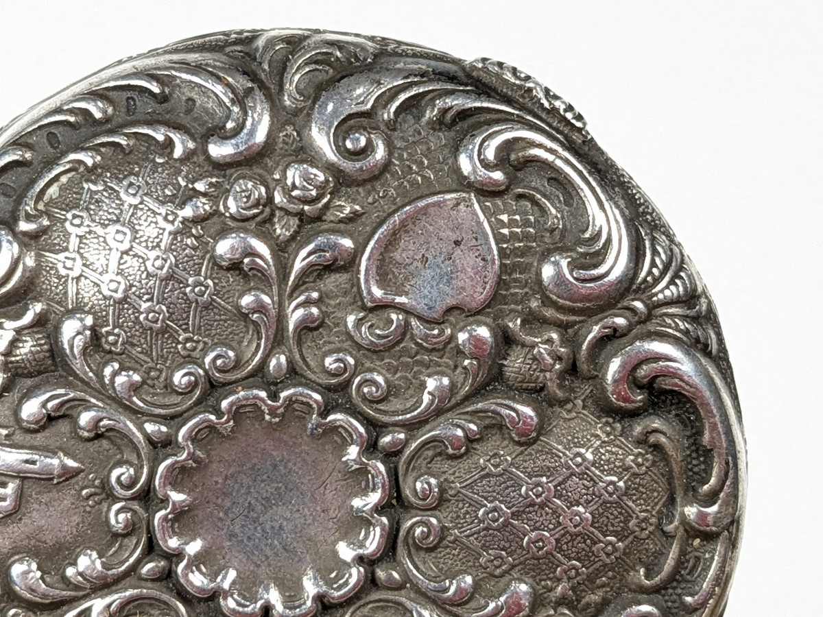 Miniature Tureen - Silver - Foreign Work. Circa 1880-1900-photo-4