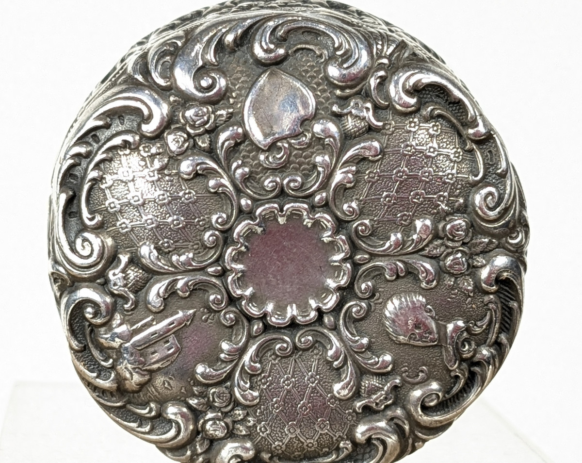 Miniature Tureen - Silver - Foreign Work. Circa 1880-1900-photo-5