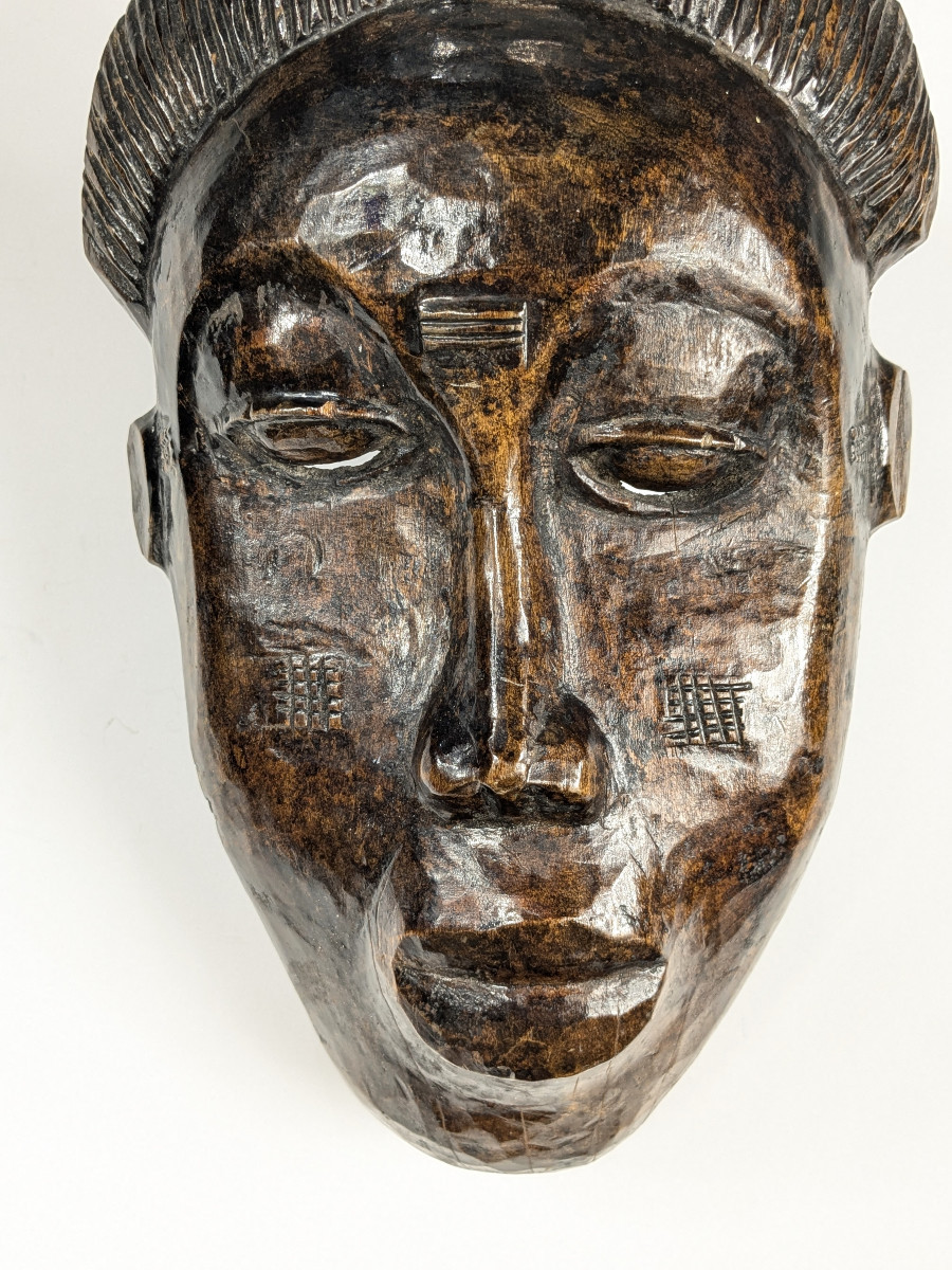 Baule Mask - Colonial Work 1930-50-photo-3